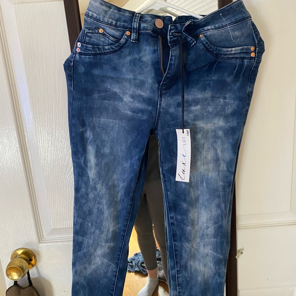 Never worn washed jeans
